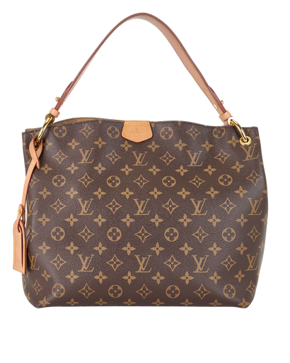 Graceful PM, &pound;895, Handbags, Brown, Canvas, Front view